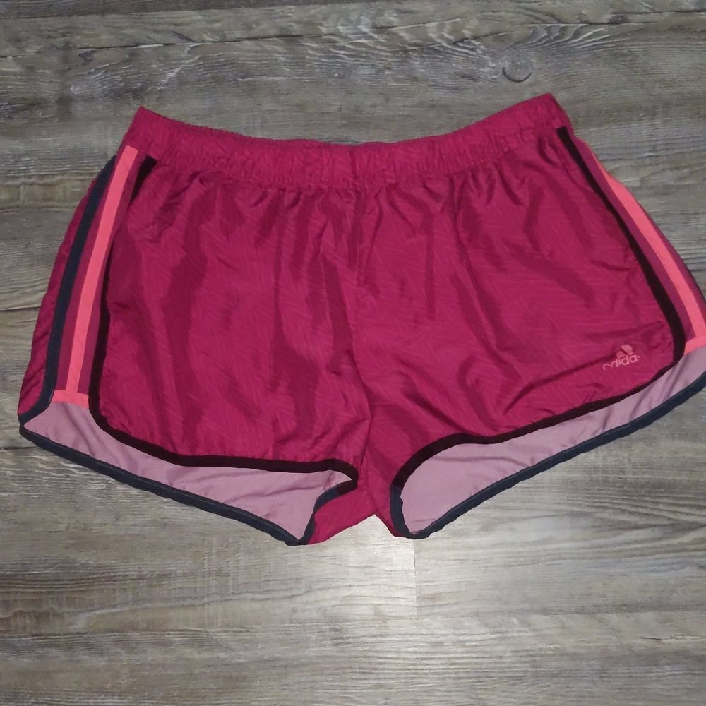 Adidas Climalite Modern Classic Running Shorts  Sz L EUC